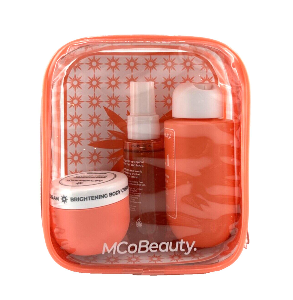 MCoBeauty Endless Summer Kit, No. 1 Black Plum & Vanilla – 3 Pc Set, New