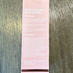 Quasi Collagen Sealing Mask Hydrating Anti-Aging Gel for Face, 100ml