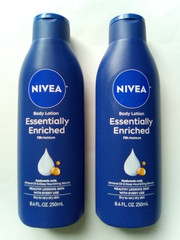 2 Pack of Nivea Essentially Enriched 72 Hours Moisture Body Lotion 8.4 FL. OZ.