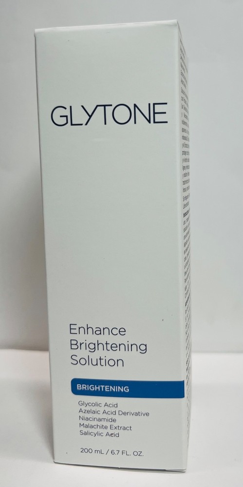 GLYTONE ENHANCE BRIGHTENING SOLUTION 6.7 oz Brand New in Box