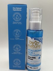 by Nature from New Zealand Hyaluronic Acid+Collagen Face Milk Serum 3 FL.oz.