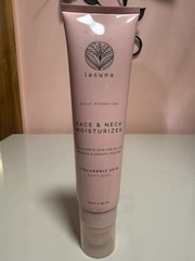 Lacuna Daily Hydration Moisturizer Cream Hyaluronic Acid Peptides Face/Neck 5oz