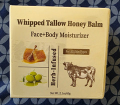 Whipped Tallow Honey Balm Herb-Infused Face & Body Moisturizer 2.1oz/60g