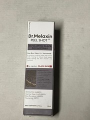 Dr. Melaxin Peel Shot Exfoliant Black Rice Ampoule 2.7 fl oz (80 ml)
