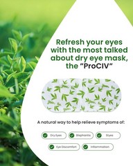 16 Packs Green Tea Steam Eye Masks – Warm Compress for Dry Eyes, Puffy Eyes Reli