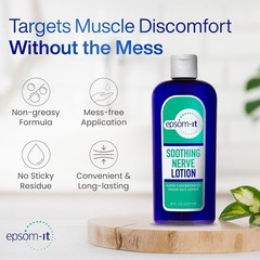 Epsom-It Soothing Nerve Lotion – Epsom Salt Magnesium Lotion, Topical Magnesium