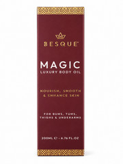 *no box*BESQUE Magic Luxury Body Oil 200ml 6.76oz Nourishing Body Oil New Sealed