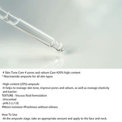 REASON BEAUTY Niacinamide 20% Skin Boosting Ampoule 1.69oz. /50ml Skin Tone Care