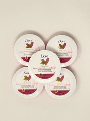 Dove Body Love Beauty Creme 24-Hour Soft Hydrated Skin, 6 PACK