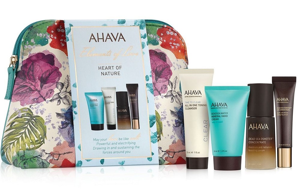 Ahava Elements Of Love Heart of Nature 4 pcs Set + Bag (Brand New)