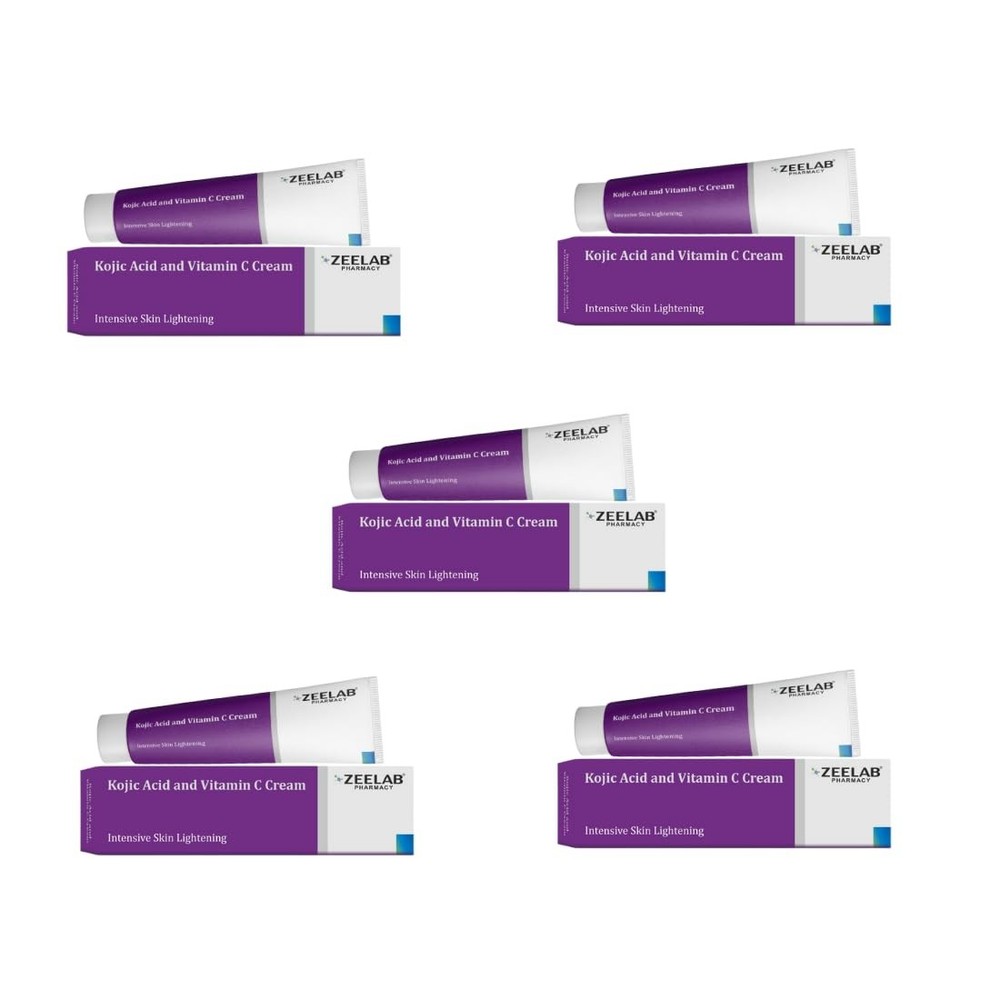 Zeelab Kojic Acid And Vitamin C Cream 20gm Each Pack Of 5