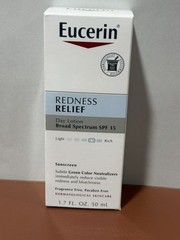 Redness Relief Broad Spectrum SPF 15 Daily Perfecting Lotion 1.7oz exp 07/2024