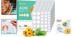 Tea Tree & Calendula Oil Hydrocolloid Acne Stickers – 180 Count for Clear Skin
