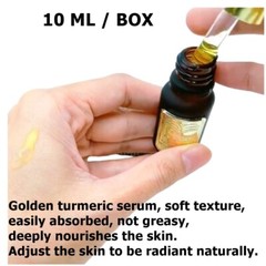 5X Turmeric Gold Serum Herbal Turmeric Herb Serum Brighten Skin Natural 10 ml
