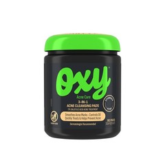 Oxy 3-IN-1 Acne Facial Cleansing Pads, Maximum Strength 2% Salicylic Acid Stu…