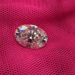 Beautiful Lab Grown Diamond CVD Oval Cut 4 Ct D Color FL Clarity Certified Loose