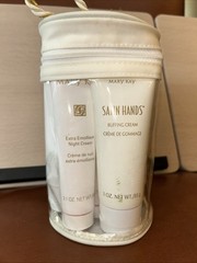 Mary Kay Satin Hands 4 Piece Pampering Set Rare Old Stock in Zip Bag