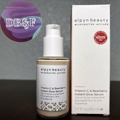 Alpyn Beauty Vitamin C & Bearberry Instant Glow Serum – 1.7 fl oz (50 ml)