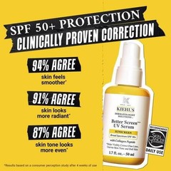 Kiehl&rsquo;s Better Screen UV Serum SPF 50+, Invisible 1.7 Fl Oz (Pack of 1)