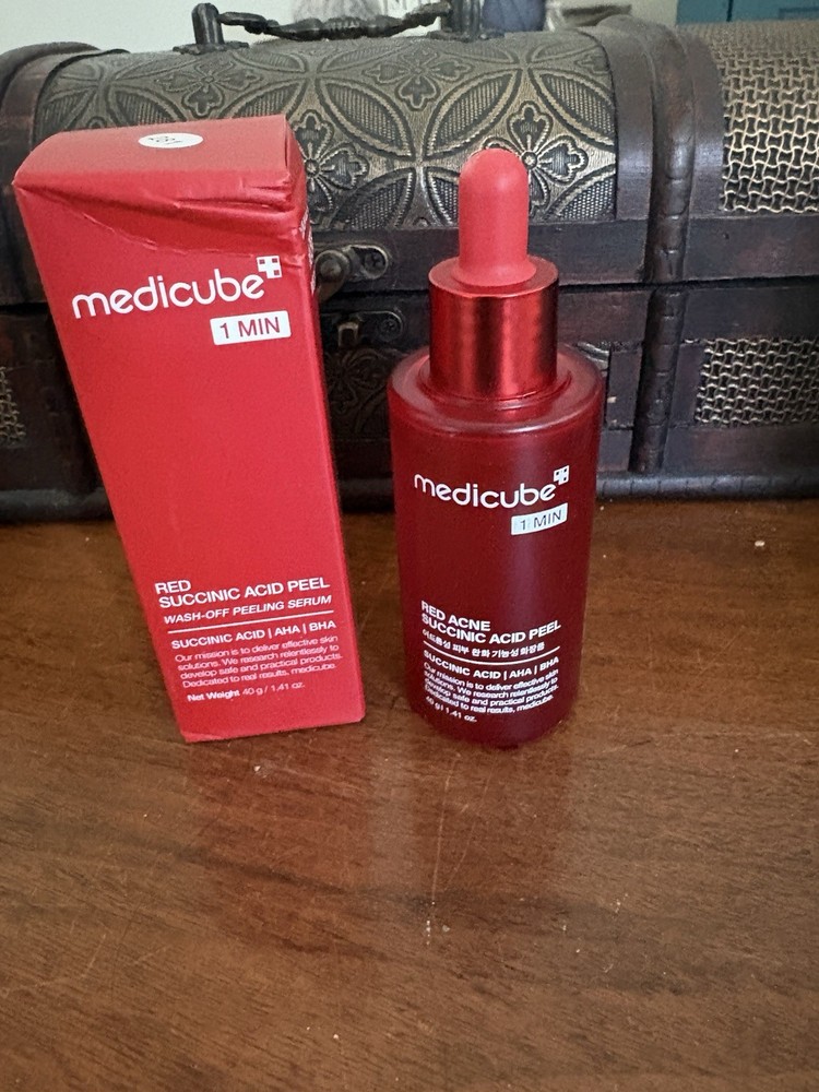 Medicube Red Succinic Acid Peel 1.41 oz. 40g Exp 10/2027 Korean Acne Skin Care
