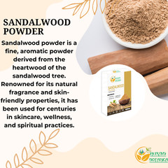 Herbs Botanica Sandalwood Powder – 2 oz Pack for Glowing Skin & Aromatherapy