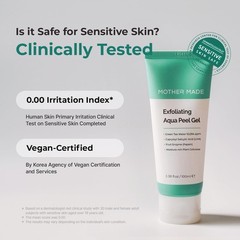 Green Tea Exfoliating Aqua Peel Gel – Pore Care, Gentle Facial Exfoliator, Vegan