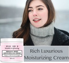 Anti Aging Organic Body Cream. Anti Wrinkle Moisturizer for Face, Hands, Neck