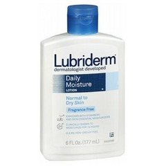 Lubriderm Daily Moisture Lotion Fragrance Free 6 oz By Lubriderm