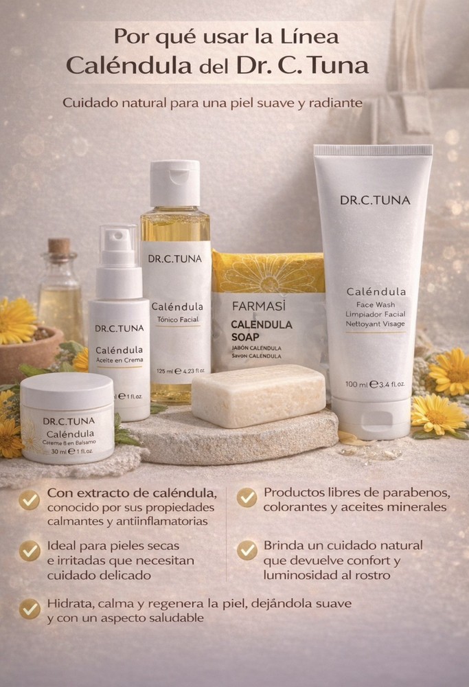 FARMASI DR. C TUNA CALENDULA SERIES SKIN CARE 5 PIECE SET GENUINE NEW!!!