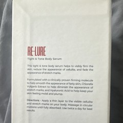 Maelys RE-LURE Tight & Tone Body Serum Firming & Cellulite 3.4 fl oz
