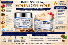 Anti-Aging Cream The Never-Switch Natural Glow-Up Natural Hyaluronic Booster