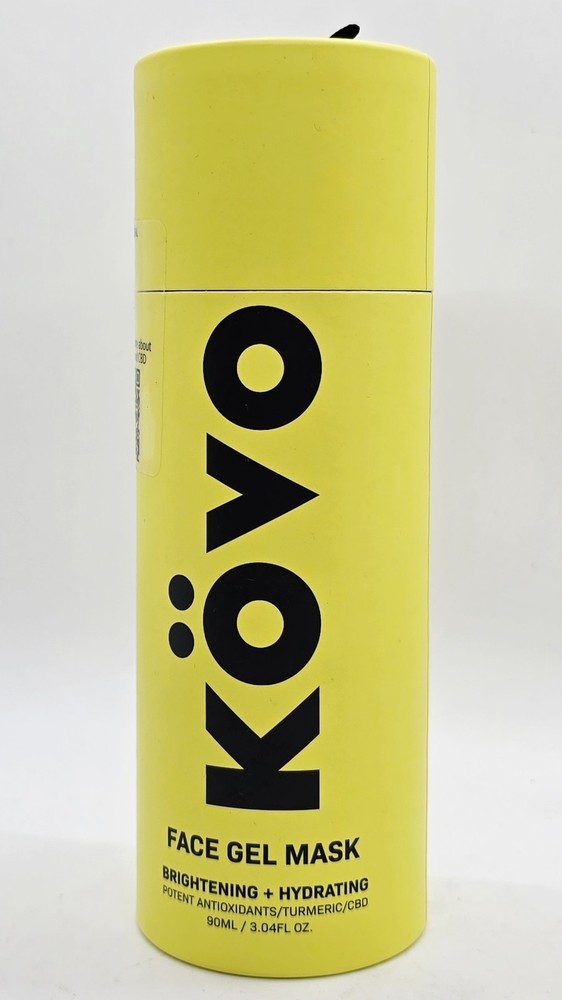 Kovo Face Gel Mask Detoxifying & Brightening Citrus Turmeric Mask 3.04fl oz 90ml
