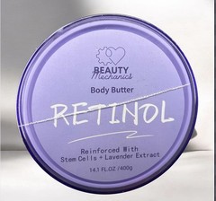 BEAUTY Mechanics Retinol Body Butter with Stem Cells & Lavender 14.1 fl oz
