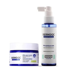 DermDoc Brighten Up Combo – Spray 100ml + Acid Night Cream 50g