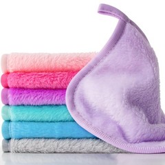 Multicolor Reusable Microfiber Face Cloths for Women and Travel
