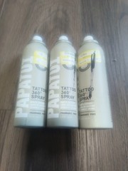 3 Cans x 4ox each Papatui Tattoo 360 Degree Spray Unscented Tattoo Enhancing