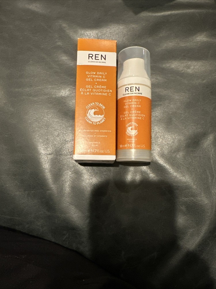 Ren Clean Skincare Glow Daily Vitamin C Gel Cream – 50 ml / 1.7 Fl Oz NIB