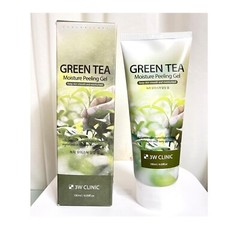 3W CLINIC Green Tea Moisture Peeling Gel 180ml/ 6.09 fl.oz Remove Dead Skin Cell