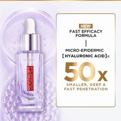 L&rsquo;Oreal Paris Revitalift Serum Hydrating & Plumping With 1.5% Hyaluronic 15ml