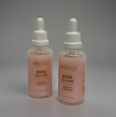 Global Beauty Care Rose Face Milk 2 Pack Hydrating Skincare NEW