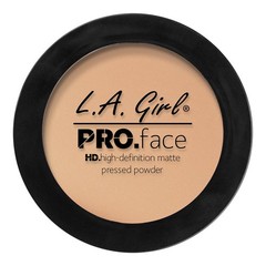 L.A. Girl PRO.Face HD High-Definition Matte Pressed Powder, Nude Beige