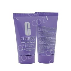 2 x Clinique Take The Day Off Facial Cleansing Mousse Very Dry To Oily 1 oz each