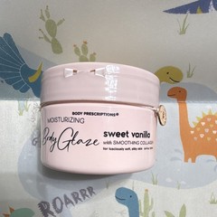 Body Prescriptions Body Glaze Moisturizing Collagen Cream Sweet Vanilla 8.4