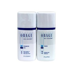 OBAGI NU-DERM FOAMING GEL 2oz & TONER 2oz – SALE SALE SALE !