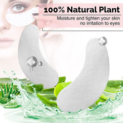 100 Pairs Natural Hydrogel Eye Gel Pads – Collagen and Aloe Vera Patches for…