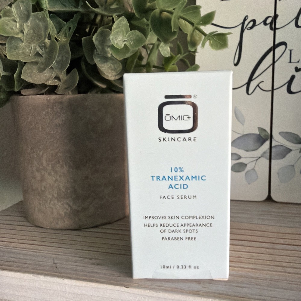 SEALED OMIC+ SKINCARE 10% Tranexamic Acid Face Serum 0.33 fl oz/10ml DARK SPOTS