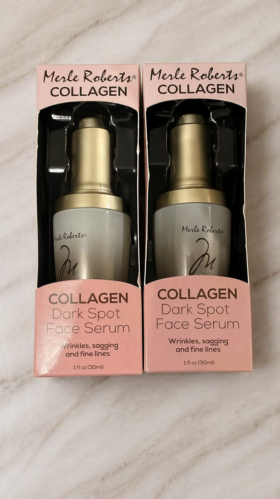 2x Merle Roberts Collagen Dark Spot Face Serum 30ml Anti-Aging Wrinkles Fine