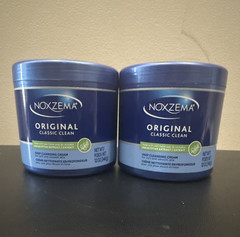 Noxzema Original Deep Cleansing Face Cleanser Cream Eucalyptus 12 oz 2 Jars