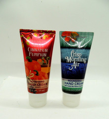Bath Body Works Hand Cream 2 oz Each Sweet Cinnamon Pumpkin & Crisp Morning Air