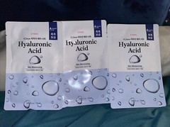 Etude House Hyalyronic Acid Air Mask 0.2mm Thin Bundle of 3, COMES WITH 3 MASKS